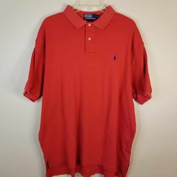 Polo Ralph Lauren Red Polo Shirt XL - Picture 13 of 16